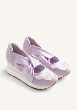 ZAPATILLAS ABIERTAS PIEL Y REJILLA CUÑA TUHELJ