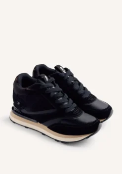 ZAPATILLAS ATERCIOPELADAS PIEL CUÑA LANDFALL
