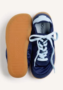 ZAPATILLAS BAREFOOT AZUL MARINO PIEL
