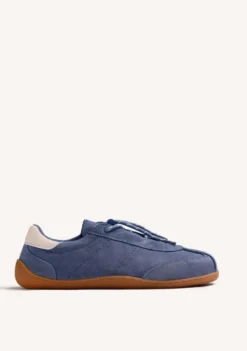 ZAPATILLAS BAREFOOT AZUL PIEL SERRAJE