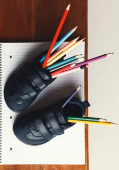 ZAPATILLAS BAREFOOT COLEGIALES AZUL MARINO