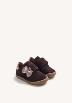 ZAPATILLAS BAREFOOT MARRÓN PIEL BRILLO