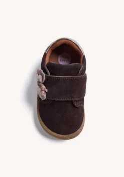 ZAPATILLAS BAREFOOT MARRÓN PIEL BRILLO