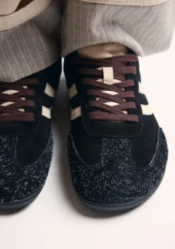 ZAPATILLAS BAREFOOT NEGRO PIEL