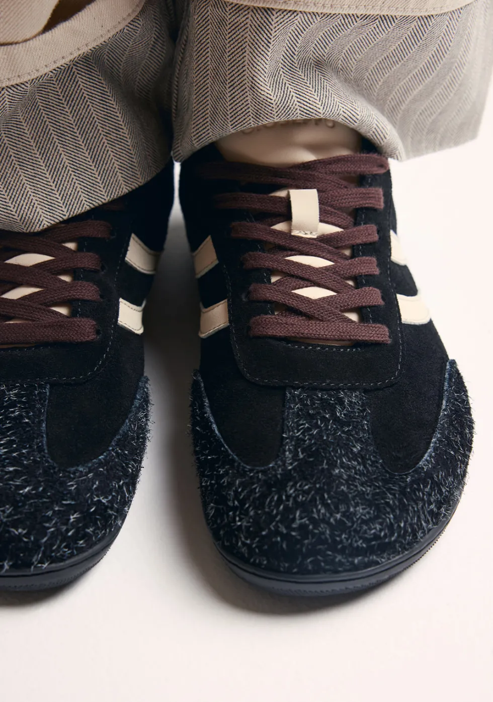 ZAPATILLAS BAREFOOT NEGRO PIEL