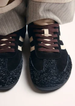 ZAPATILLAS BAREFOOT NEGRO PIEL