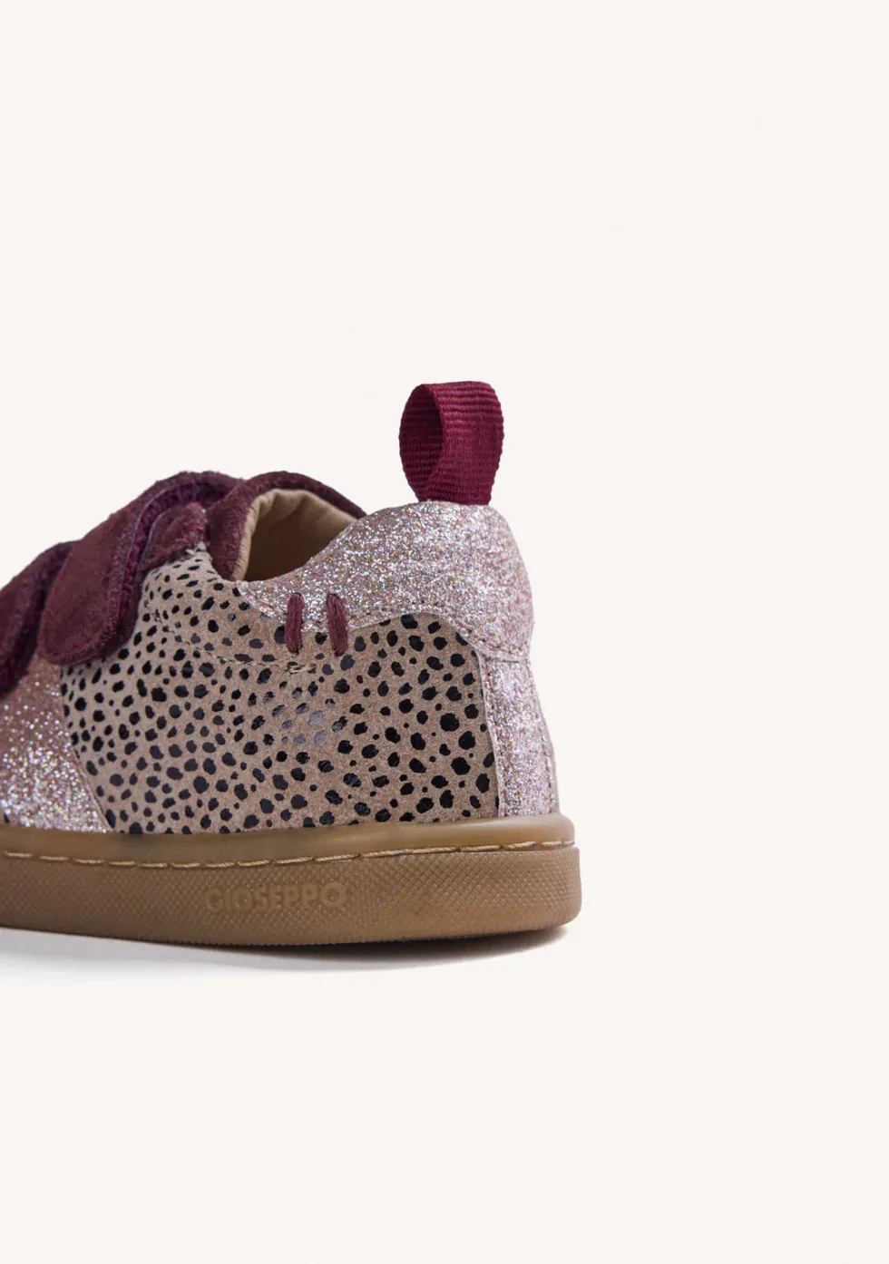 ZAPATILLAS BAREFOOT PIEL BURDEOS ESTAMPADO ANIMAL
