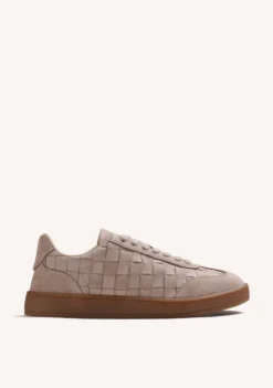 ZAPATILLAS BEIGE PIEL TRENZADA