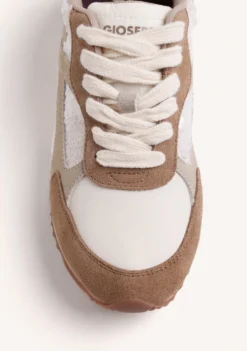 ZAPATILLAS CREMA PIEL BRILLO