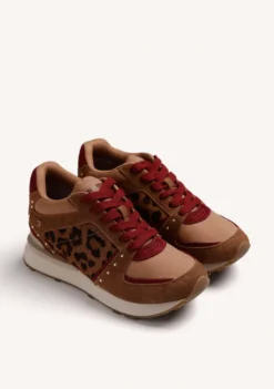 ZAPATILLAS ESTAMPADO ANIMAL PIEL CUÑA
