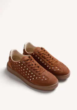 ZAPATILLAS MARRÓN PIEL BRILLO