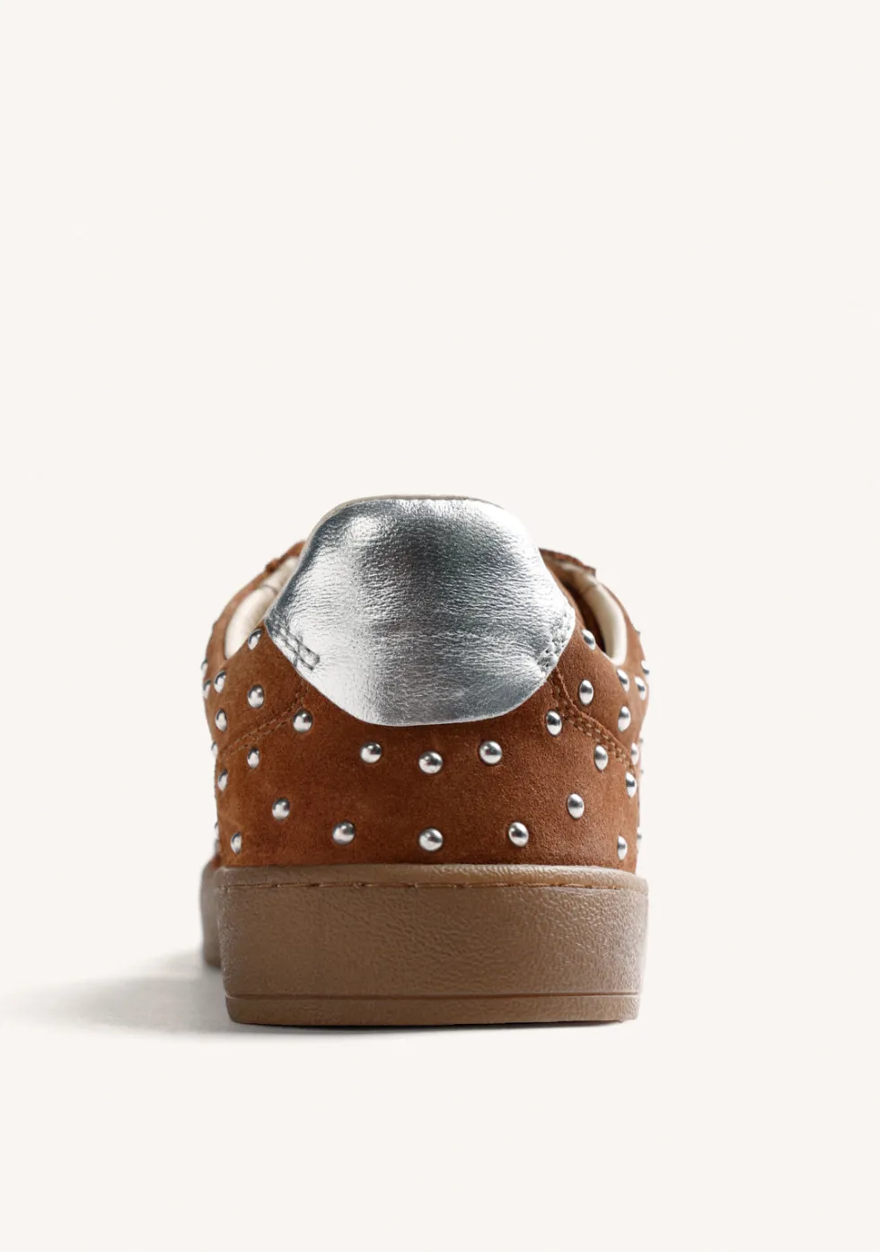 ZAPATILLAS MARRÓN PIEL TACHAS