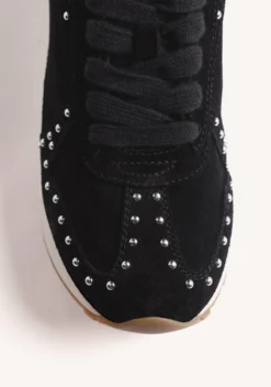 ZAPATILLAS NEGRO PIEL CUÑA
