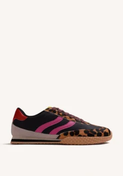 ZAPATILLAS NEGRO PIEL Y NYLON