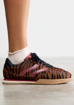 ZAPATILLAS PIEL ESTAMPADO ANIMAL HALSTAD