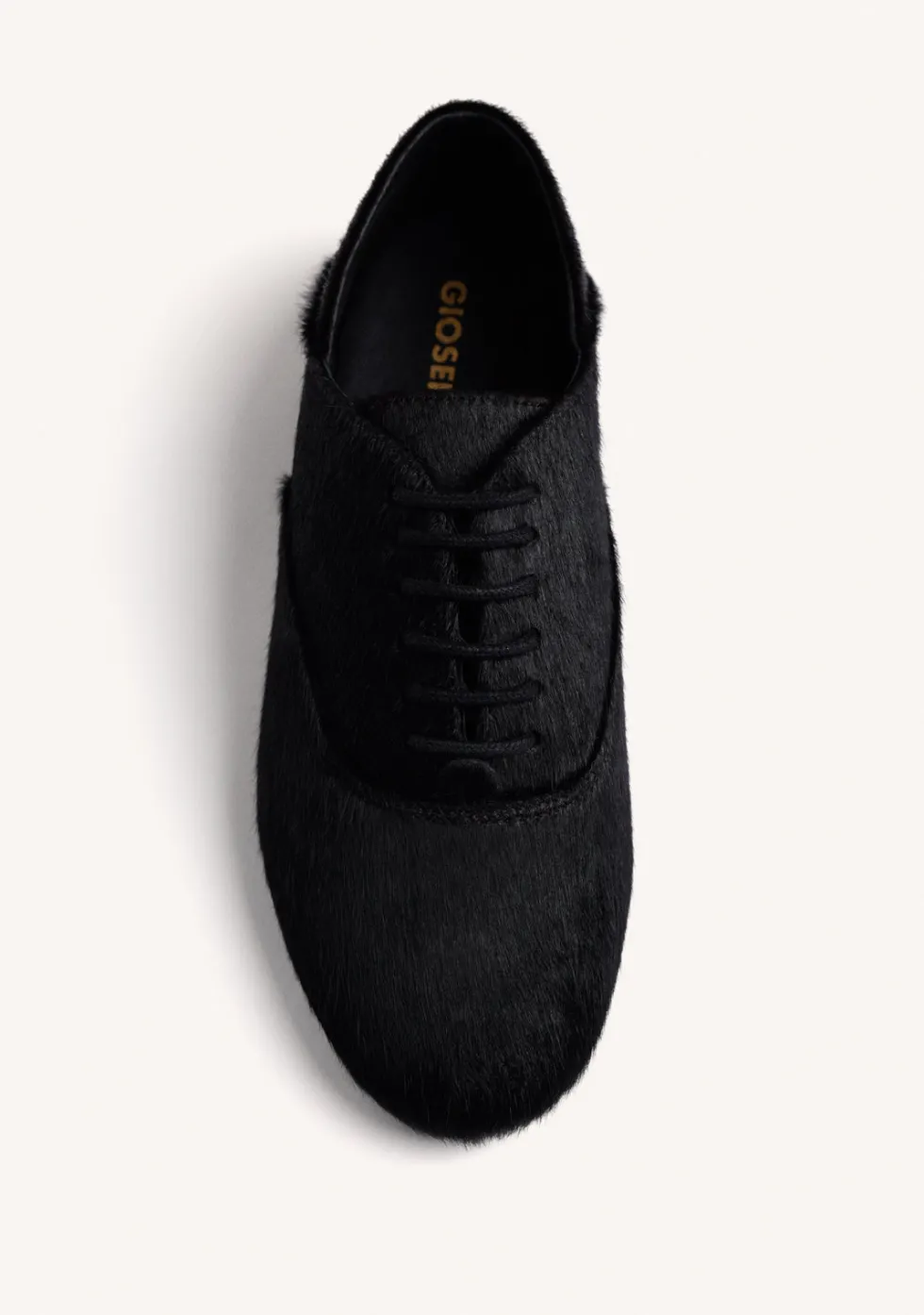 ZAPATOS PLANOS NEGROS PIEL