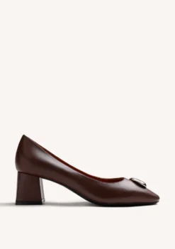 ZAPATOS TACÓN MARRÓN JOYA