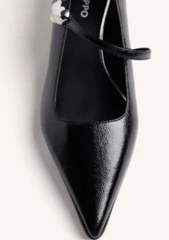 ZAPATOS TACÓN NEGRO JOYA