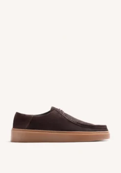 ZAPATOS WALLABEE MARRÓN PIEL